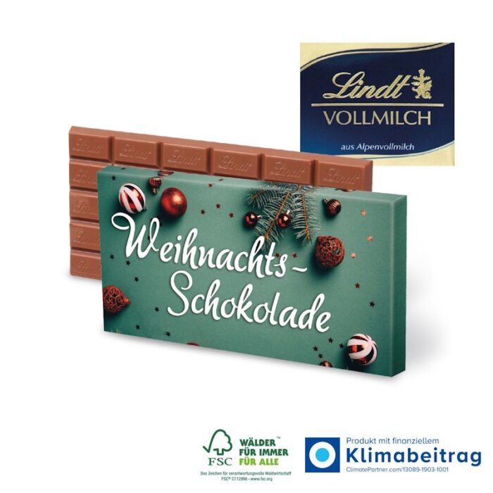 Bedruckbare Lindt Schokoladentafel