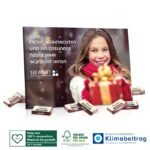 Bedruckbarer Tisch-Adventskalender mit Schweizer Sarotti-Schokolade