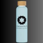 Borosilicate glass bottle Lucerne with bamboo lid - Image 3