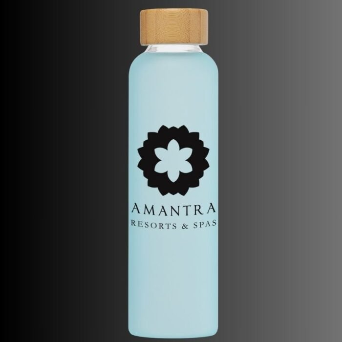 Borosilicate glass bottle Lucerne with bamboo lid - Image 3