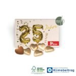 Business Präsentbox mit Schokoherzen - Verpackung wird individuell bedruckt
