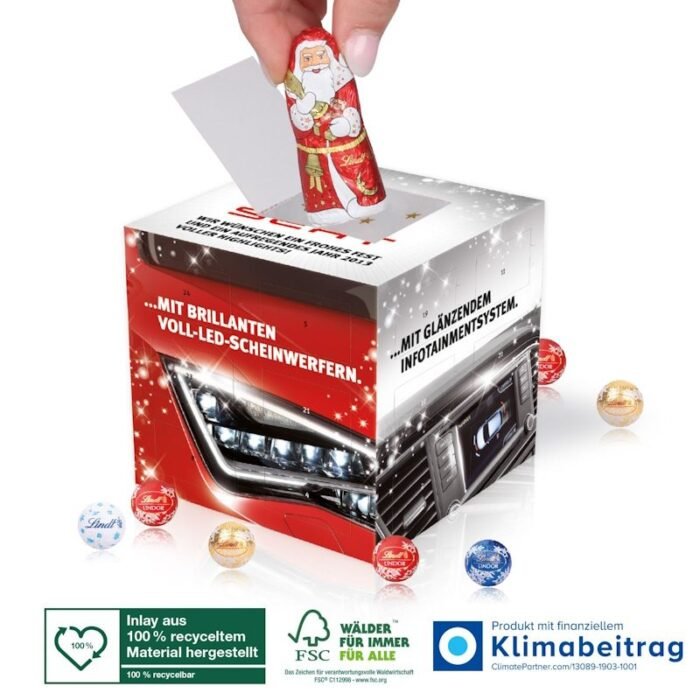 Cube Adventskalender mit Weihnachtsmann – Bild 1