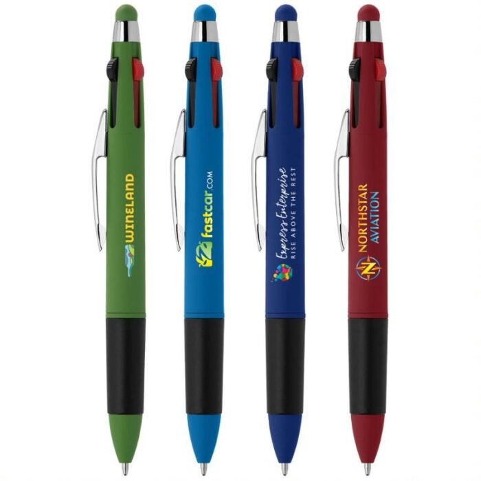 Softy Multi ink ballpoint pen with stylus - Image 1
