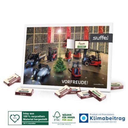 Dieser bedruckbarer Tisch-Adventskalender ist eine Investition in nachhaltige Kundenbeziehungen
