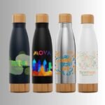 Doppelwandige Bamboo Edelstahlflasche Ibiza