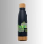 Doppelwandige Bamboo Edelstahlflasche Ibiza – Bild 3