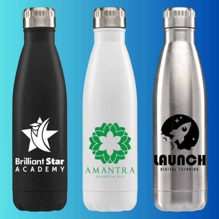 Double-walled stainless steel bottle Ibiza - Image 1