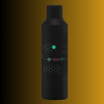 Edelstahlflasche Olympus mit Drehverschluss auffallend und werbewirksam