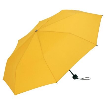 Gelber Taschenschirm Topless - Ihr Werbeträger bei jedem Wetter