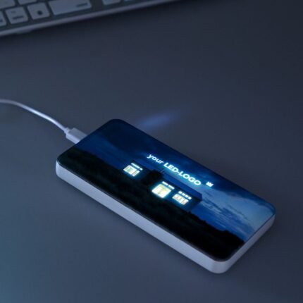 Leuchtende Powerbank