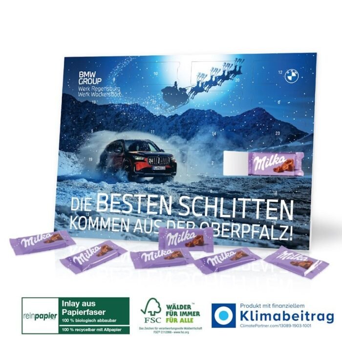 Organic Tisch-Adventskalender mit Milka – Bild 1