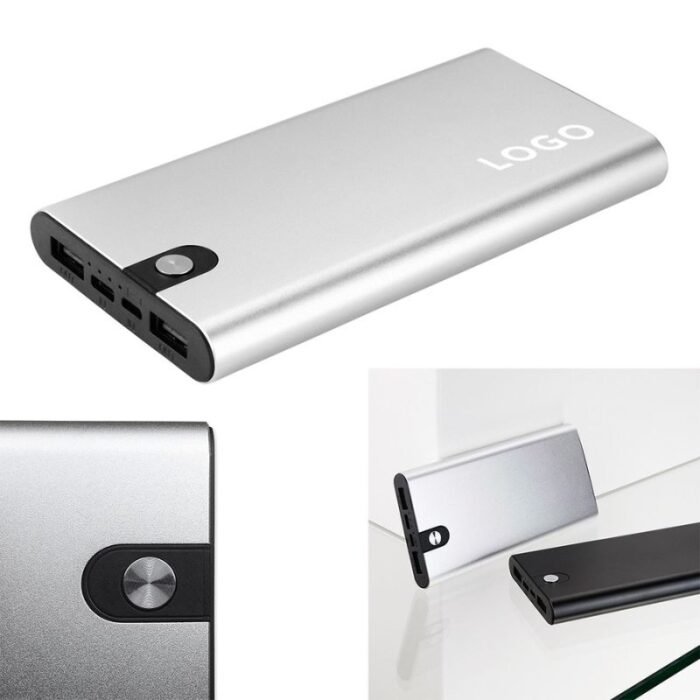 Powerbank with promotional print Flat 10 - Image 1