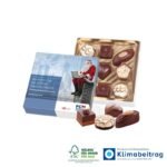 Pralinés in bedruckbarer Werbekartonage