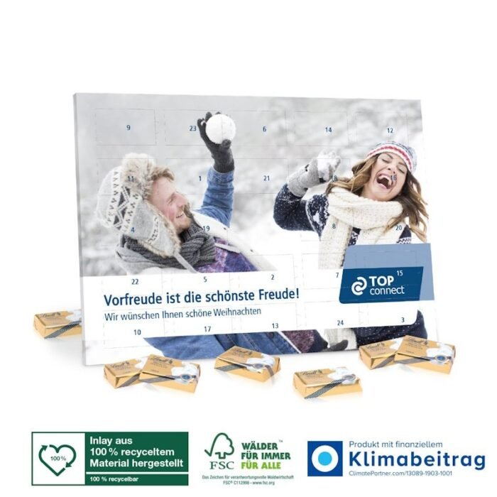 Lindt Schoko Tisch-Adventskalender - Ihr Werbebotschafter für 24 Tage – Bild 2