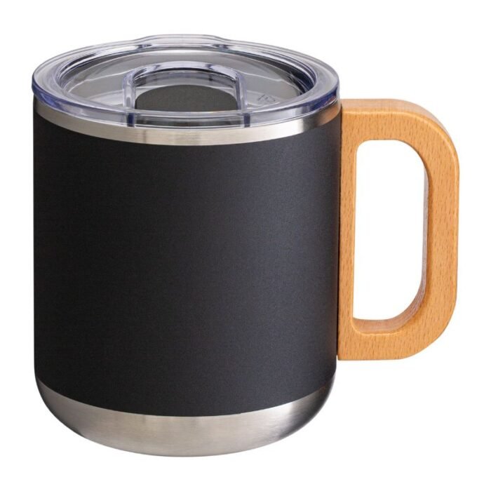 Black thermo mug Retumbler Ortado - Image 3