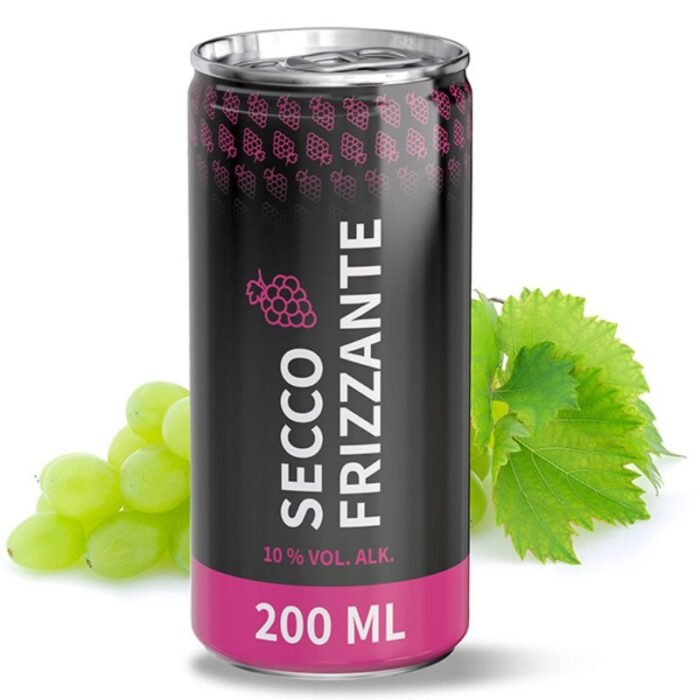 Secco Vino Frizzante Bianco in der Dose – Bild 1