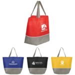 Shopping carrier bag with trim