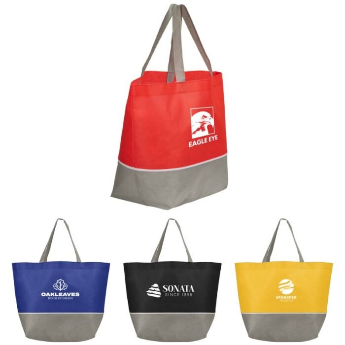 Shopping carrier bag with trim - Image 1