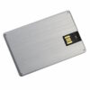 USB-Scheckkarte aus Aluminium - ein stilvolles und praktisches Werbegeschenk
