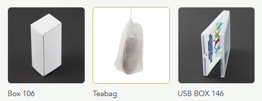 Verpackungsmöglichkeiten der USB Karte