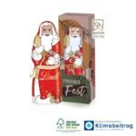 Weihnachtsmann in Kartonage mit Glöckchen