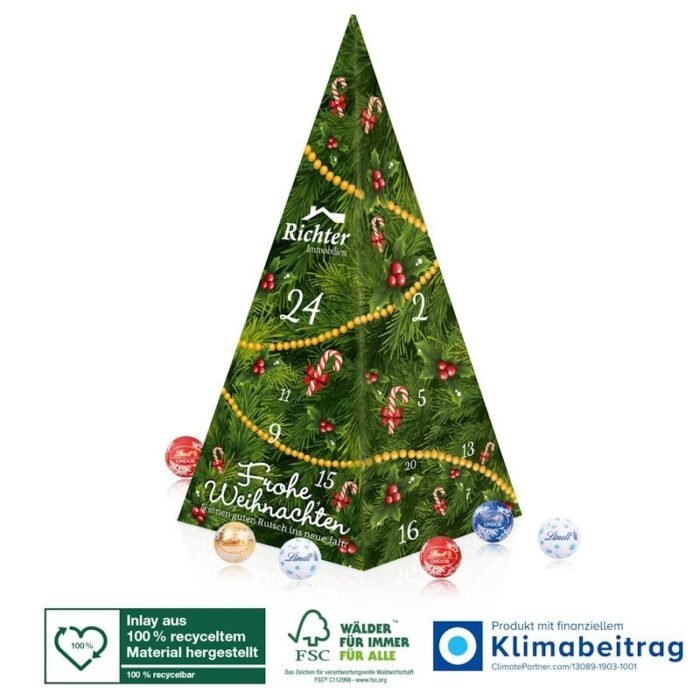 Christmas pyramid Advent calendar Lindt - Image 1