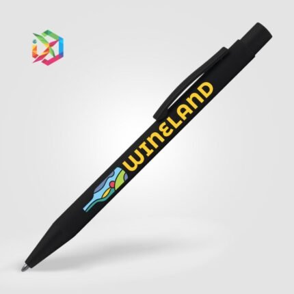 Bowie Kugelschreiber All Black mit hochwertiger Soft-Touch-Oberfläche