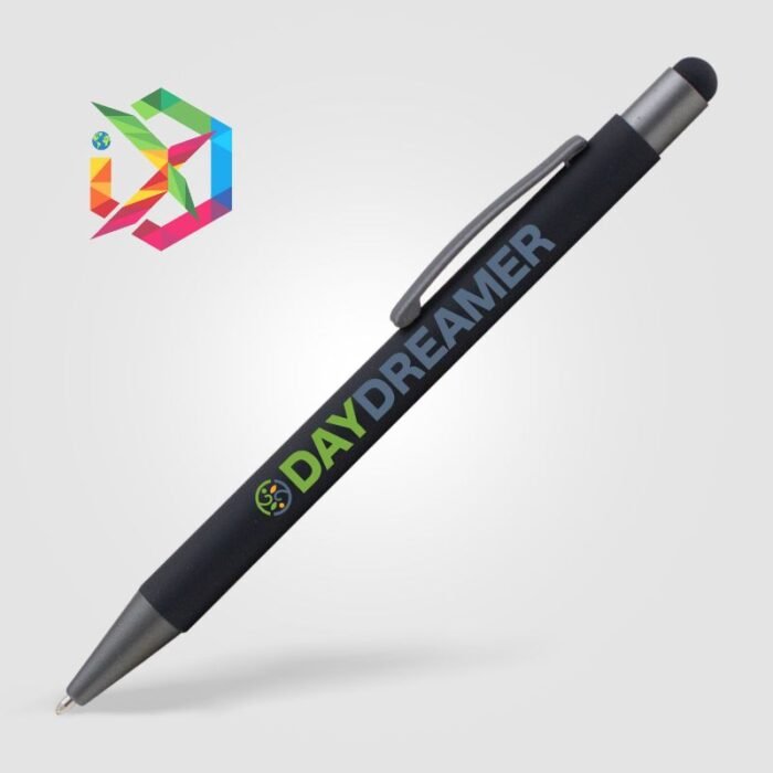Hochwertiger Bowie Softy Kugelschreiber Stylus mit Soft-Touch Oberfläche
