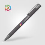 Werbekugelschreiber aus Metall mit Soft-Touch-Oberfläche