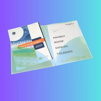 Transparente A4-Mappe für Marketing, Vertrieb und Schulungen sowie Seminare
