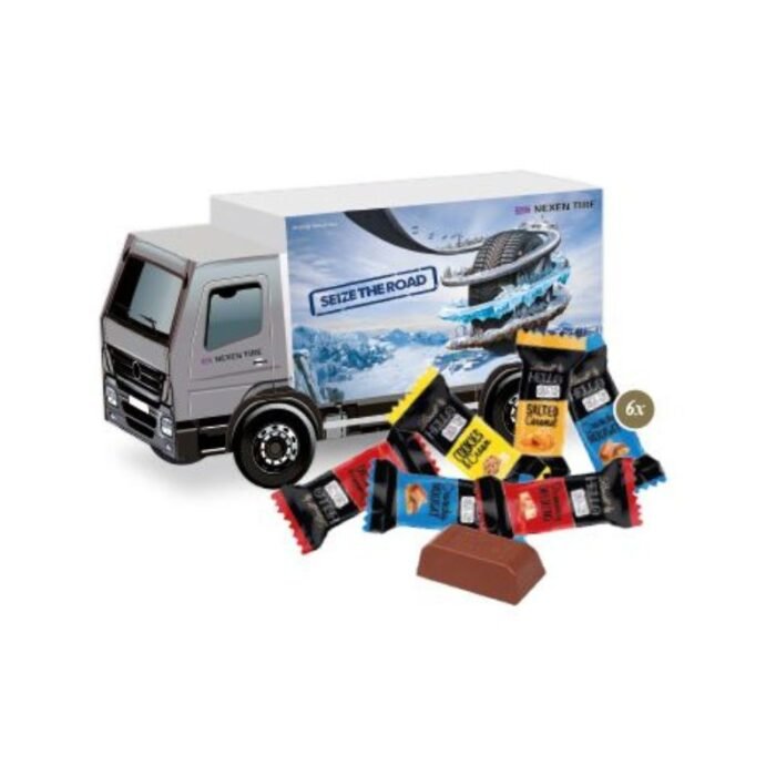 Werbeartikel mit Genussfaktor: 3D LKW mit Lindt HELLO Mini Sticks – Bild 3