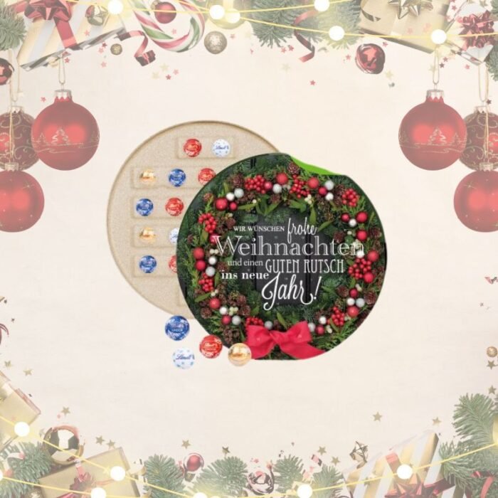 Runder Adventskalender mit Lindt Lindor