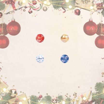 Weihnachtliches Werbegeschenk gefuellt mit Premium Schokolade von Lindt