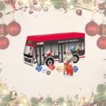 Weihnachts-Werbeartikel mit Lindt Schokolade im Bus-Design