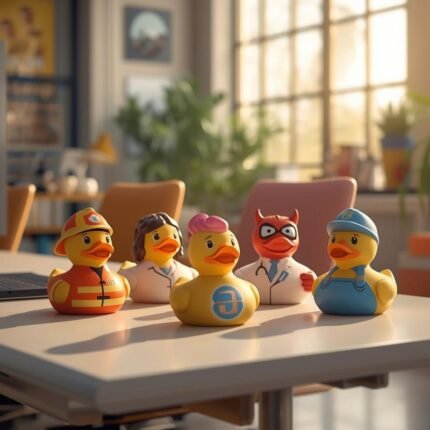 Quietschenten mit Logo - der originelle Werbeartikel