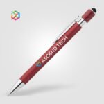 Roter Aluminium Werbekugelschreiber