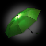 Grüner mit Logo bedruckbarer Taschenschirm