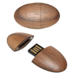 USB Stick aus Holz mit Logo