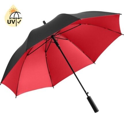 Werbeschirm mit UV-Schutz