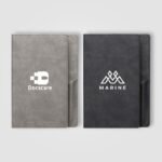 Print on a refillable notebook - Memento B5 in suede-look finish