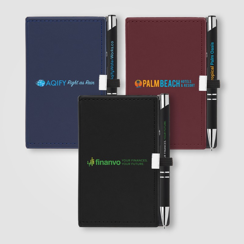Notizbuch mit Haftnotizen bedrucken - Caddy & Crosby Geschenkset für ihren Markenauftritt Notizbuch mit Haftnotizen bedrucken - Caddy & Crosby Geschenkset für ihren Markenauftritt