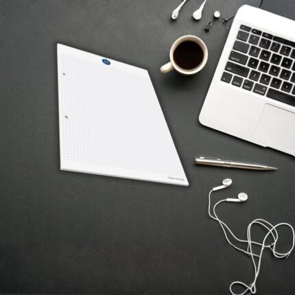 Custom printing on DIN A4 notepads for printed office supplies
